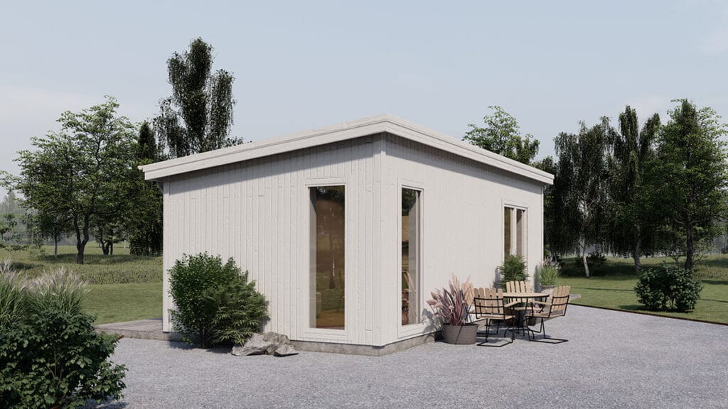 attefallshus modern 30 kvm skalhus